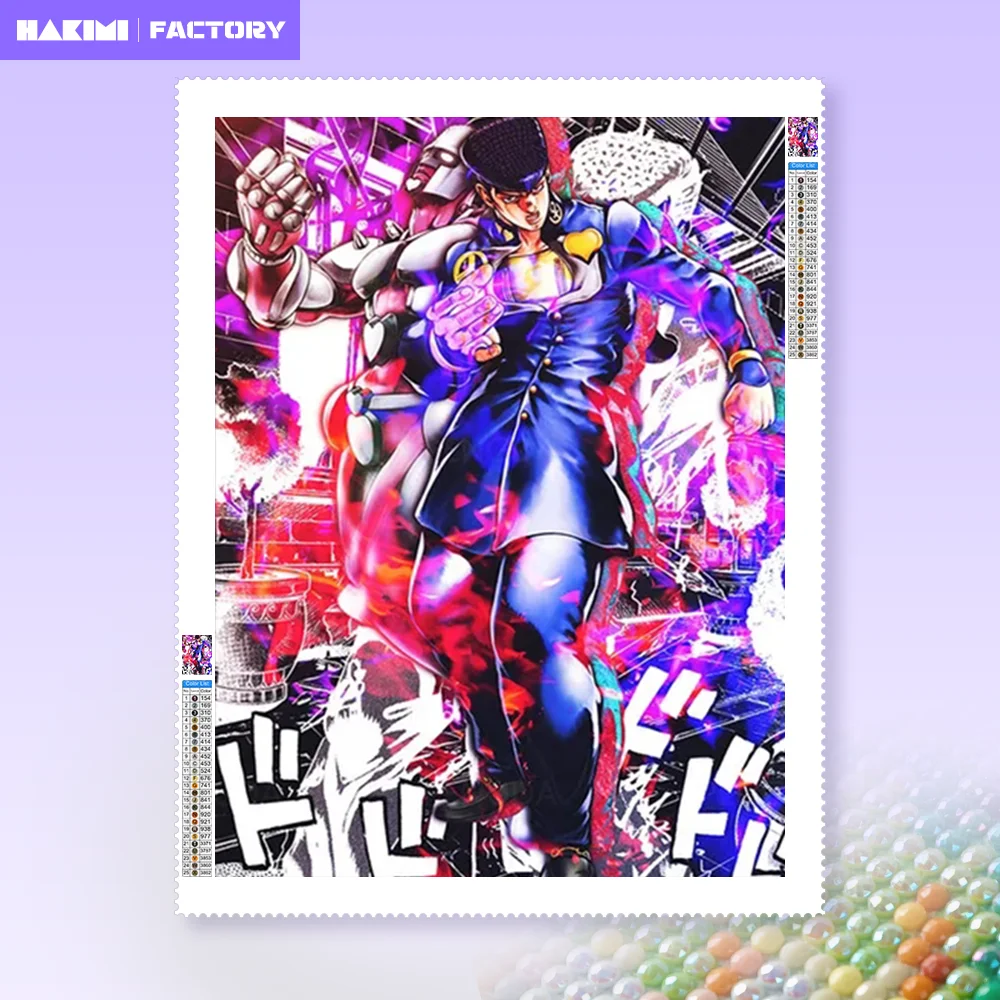

DIY AB Diamond Painting Jojo S Bizarre Wall Art Graffiti Poster Anime Role Diamond Embroidery Cross Stitch Mosaic Home Decor