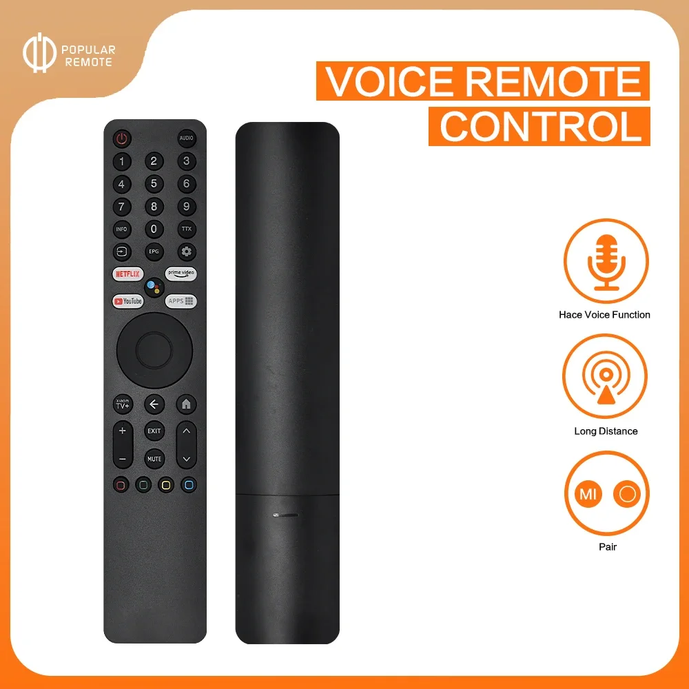 Telecomando XMRM-ML per Xiaomi Ultra 4k Qled Voice Android Tv Remote L55m7-q2me Q2 - immagine 3