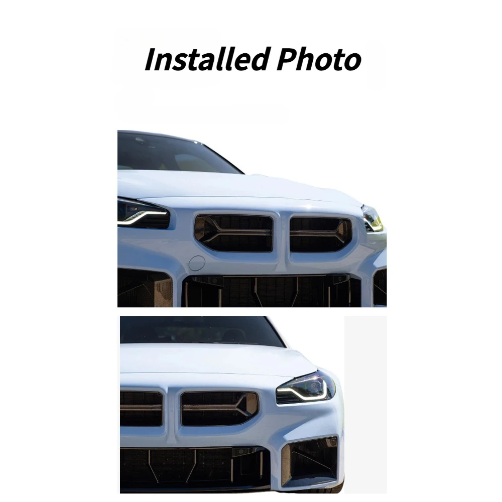 BMW M2 G87 CS 스타일 프론트 키드니 그릴 에어 인테이크 그릴 2022-2025 범퍼 그릴 외부 개조 부품 완벽 호환