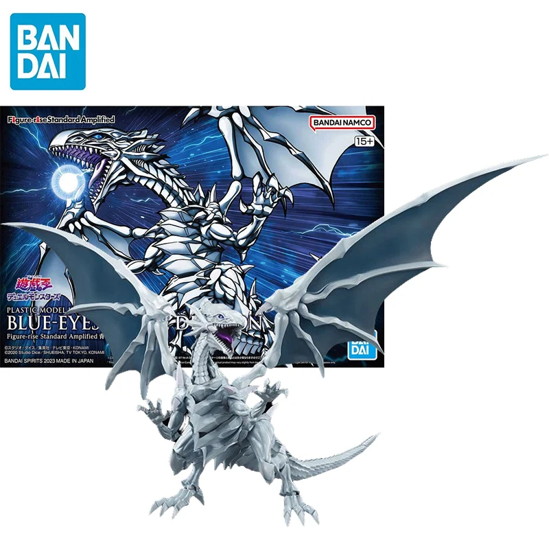 

BANDAI Figure-rise Standard Amplified Anime Figure Yu-Gi-Oh! Duel Monsters Blue-Eyes White Dragon PVC Action Figure Model Toy