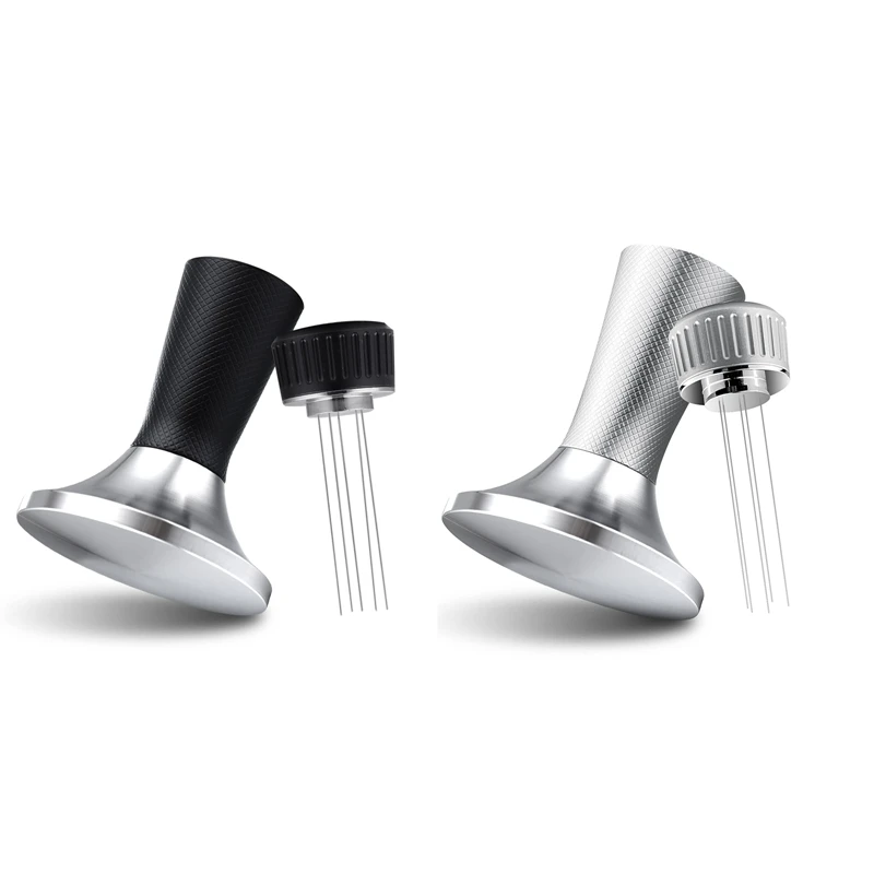 1 Piece 2 In 1 53.3Mm Coffee WDT Tool Stainless Steel Espresso Presser