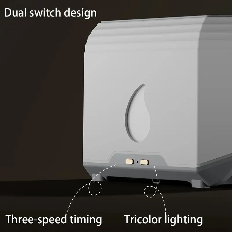 New Flame Aroma Diffuser Simulation Flame Air Humidifier LED Essential Oil Flame Lamp Difusor For Home Electric Ultrasonic