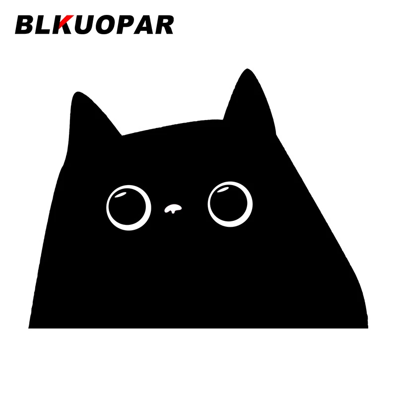 

BLKUOPAR Cat Eyes Peeking Car Sticker Occlusion Scratch Sunscreen Funny Vinyl Die Cut Decal Decal Trunk VAN Car Accessories