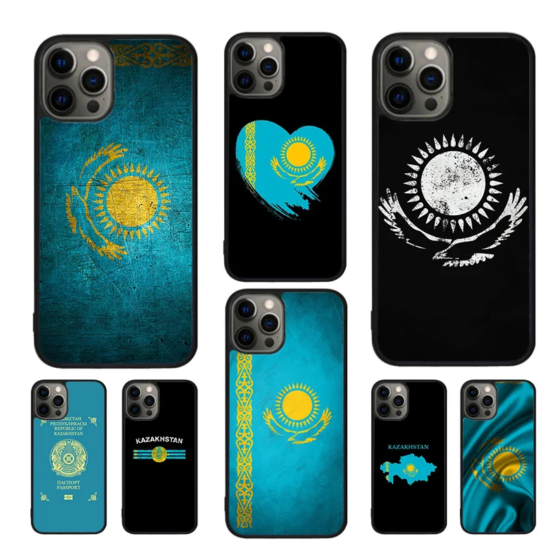 Kazakhstan Flag Design Phone Case - Sleek and Durable Coque Cover Shell
