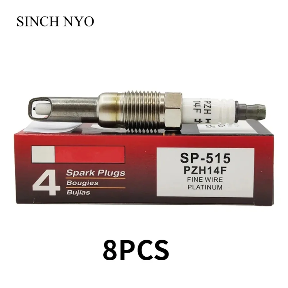 

8PCS SP 515 PZH14F Platinum Spark Plug For Explorer F150 F250 F350 Ford Lincoln 5.4L 3V SP515 PZH-14-F CYFS-12Y-5 SP515