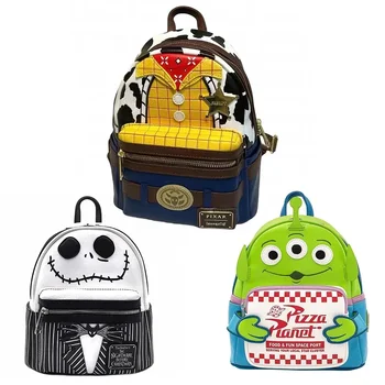 Toy Story Borsa a tracolla da donna con doppia tracolla Borsa Zaino in PU Borsa da scuola per bambini per il tempo libero dei cartoni animati di alta qualità