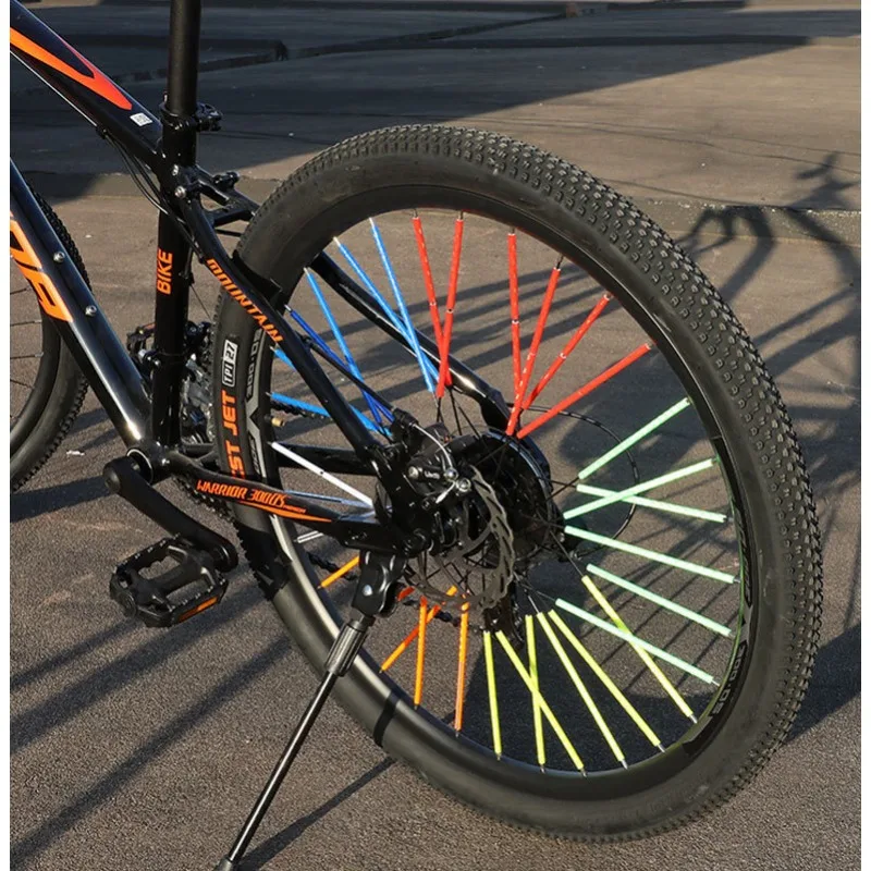 Bike Accessories Bicycle Riding Wheel Reflective Spokes Steel Ring Refit ABS Decoration Cycling Equipment