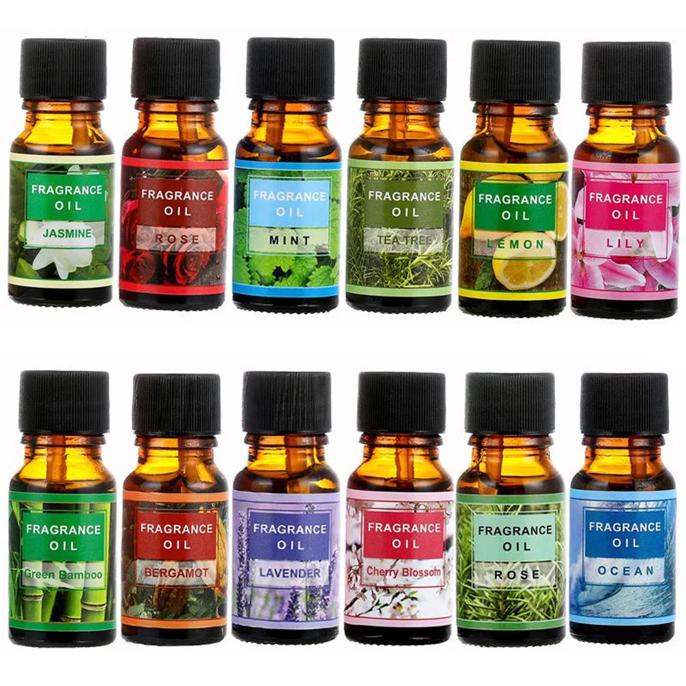 10ml Aromatherapy Oil Pure Natural Essential Oils For Bedroom Help Sleeping Relaxing Diffuser Aroma Oil Rose Bergamot Chamomile