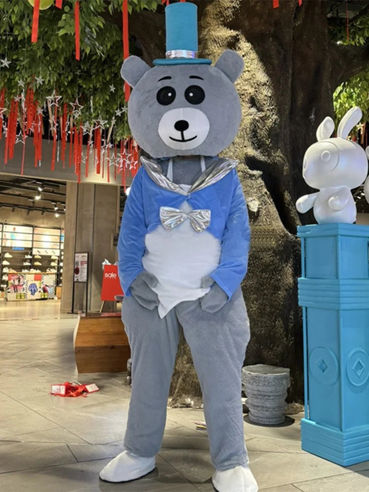 thumbnail image 1 of Nuevo disfraz de mascota panda, lindo oso panda, personaje de anime para adultos, disfraz divertido y divertido para cosplay, celebración navideña, 1 of 5