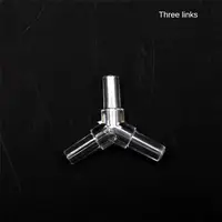1~4PCS 5mm Aquarium Fish Tank Water Pipe Fittings Air Pump Hose Distributor Splitters Elbow Tee Transparent Acrylic Connectors 2