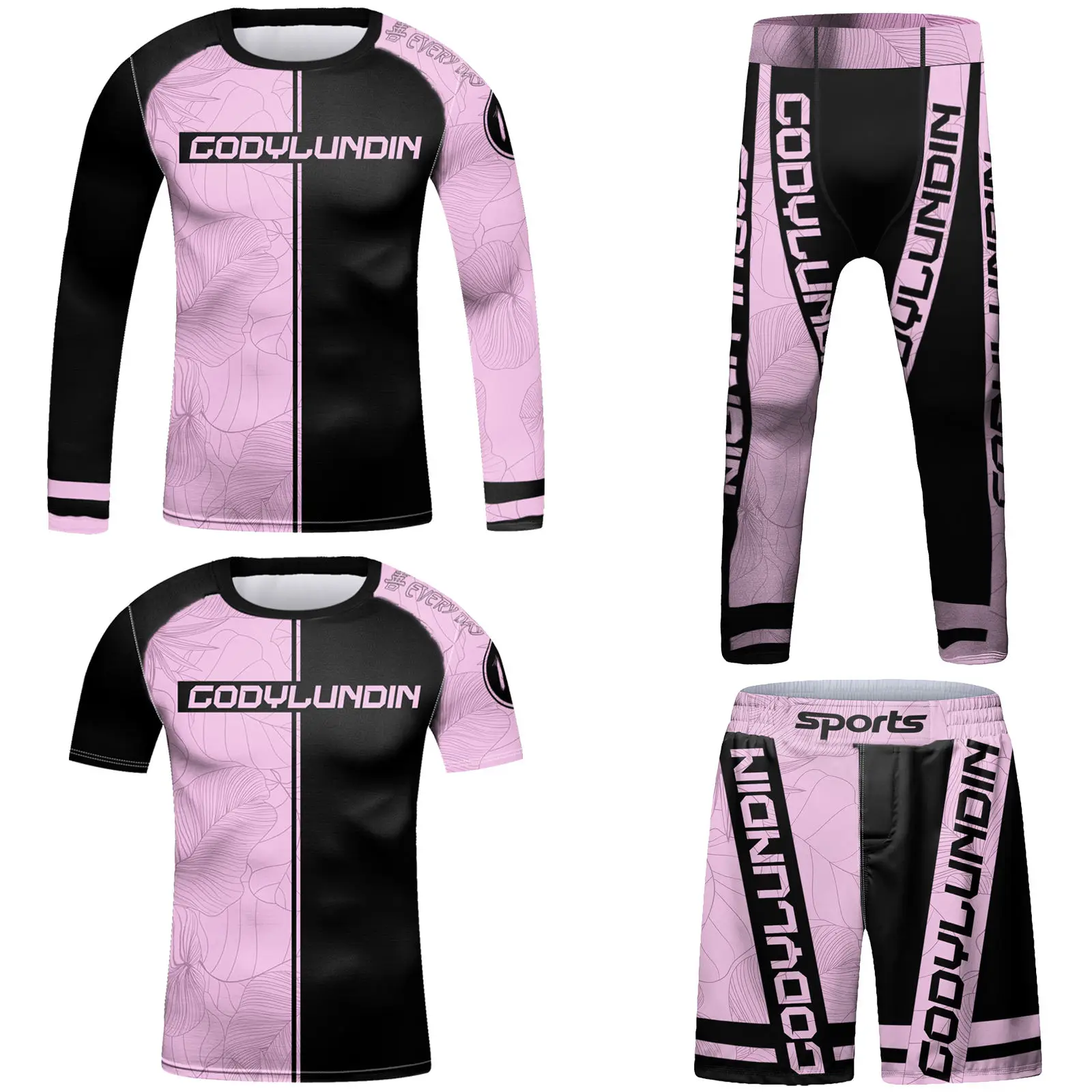Children UV Swimming MMA Shirts Pants Boxing Rash Vest Resistant Rashie Surfing RASH GUARD UPF 50+ Kids Bjj Rashguard Sportswear
