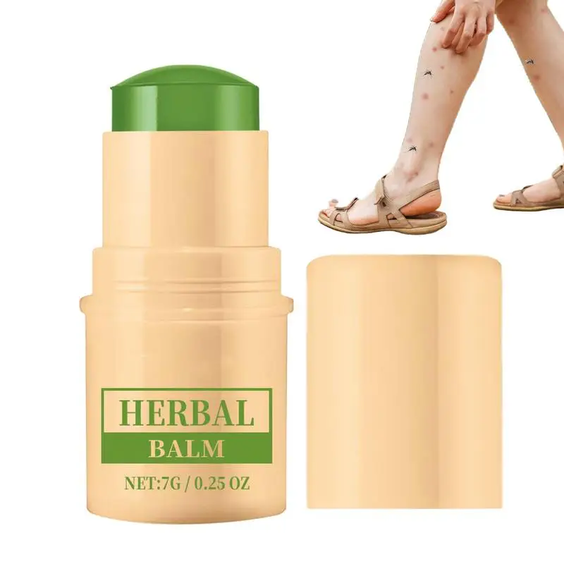 

Палочка для снятия зуда, Органический натуральный успокаивающий бальзам для снятия зуда, 7 г