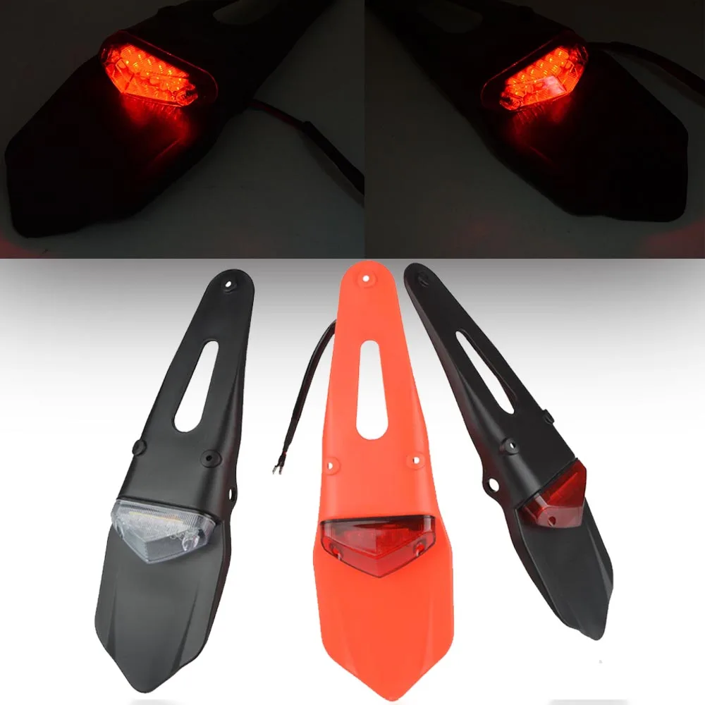 

Universal Parts Dirt Bike Rear Fender Brake LED Stop Tail Light Motocross For BETA 250RR 300RR 350RR 400RR 450RR 480RR X-TRAINER