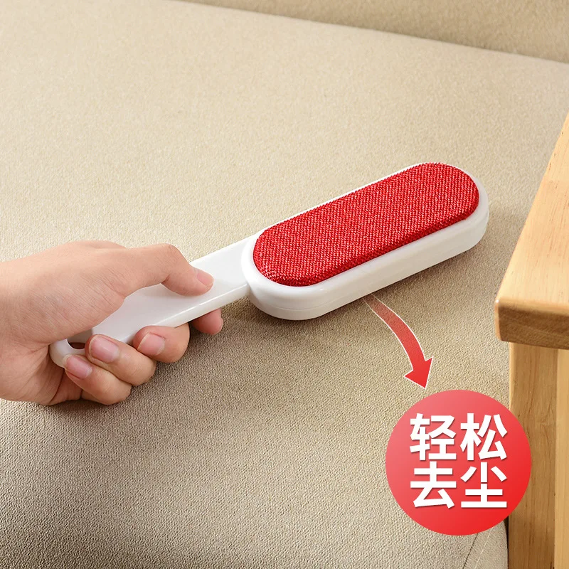 2 Sides Self-cleaning Lint Sticking Roller Dedusting Brush Pet Hair Remover Brush Removing Dog Cat Hair from Sofa Carpet Clothes