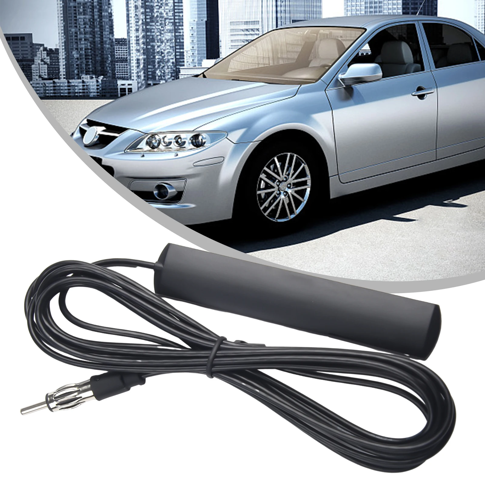 

DURABLE Car Radio Stereo Antenna AM FM Components Easy To Use Universal 100% Brand New Windshield Part 12V Zugang