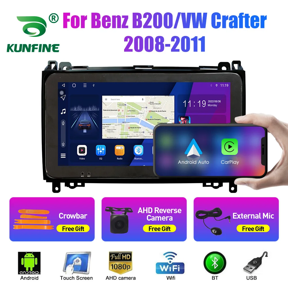 

Автомобильный радиоприемник 10,33 дюйма для Benz A-class W169 2Din Android Восьмиядерный автомобильный стерео DVD GPS навигатор плеер QLED экран Carplay