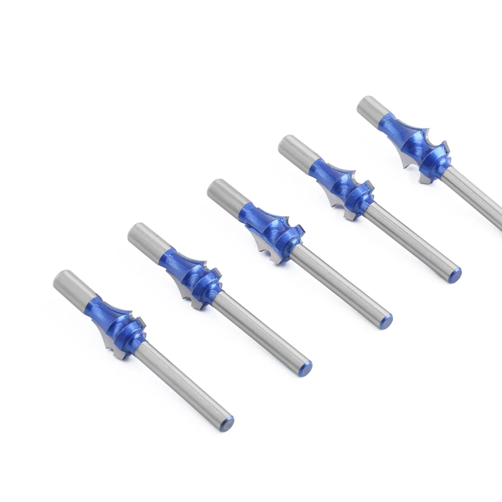 LAVIE 6mm 1/4 Zoll Schaft Hartmetall-Zeichenfräser Hochwertiges Wolfram-Bit-Set für Holzbearbeitung Fräser H06092T H07092T – Detail 8