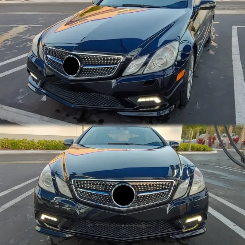 메르세데스 벤츠 E 쿠페 W207 E200 E250 E350 E550 2010 2011 2012 2013 프론트 범퍼 그릴 레이싱 그릴 다이아몬드 스타일 메쉬