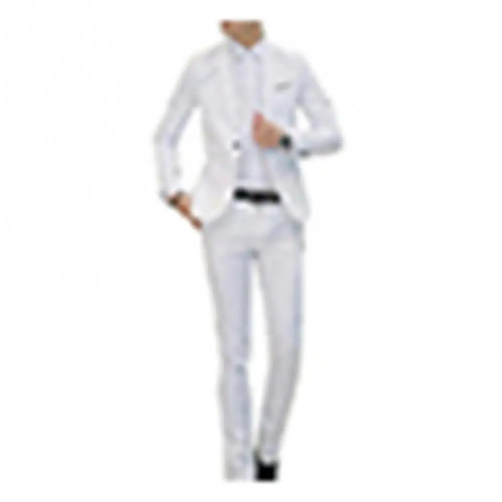 One Button Suit Soft Well-knit Handsome Slim Fit Business Leisure Tailored Suit Tailored Wide Application