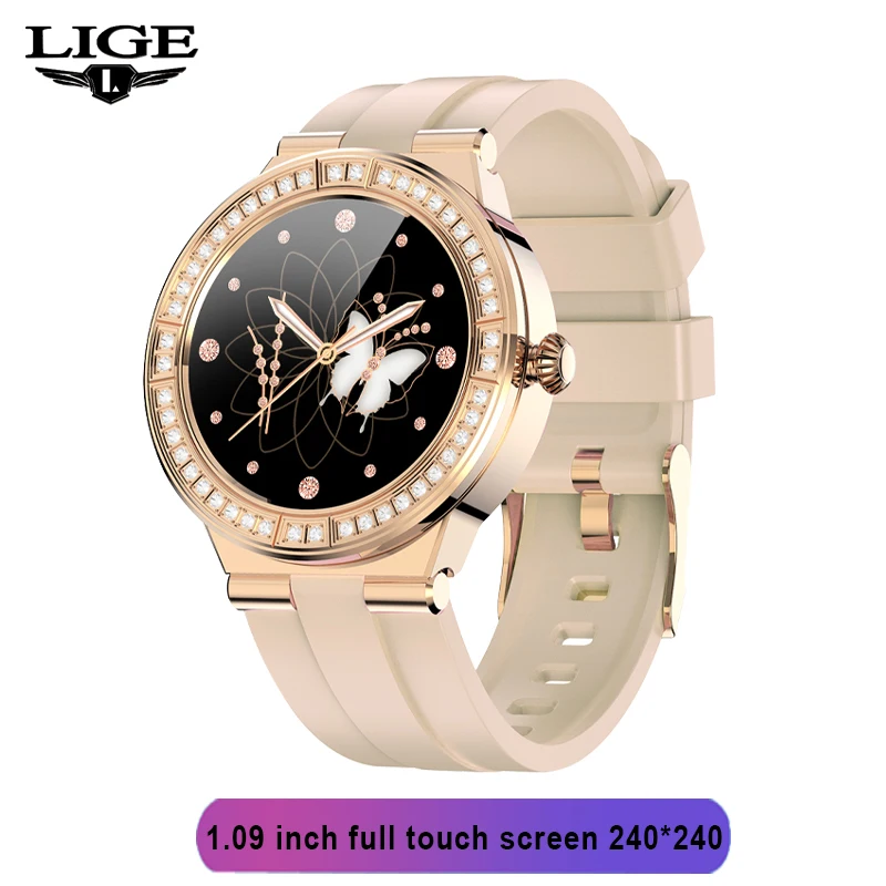 2022 LIGE 1.28-inch Smart Watch Men Heart rate ECG Monitor Sport IP67 Waterproof Watches Real-time Weather men women Smartwatch 
