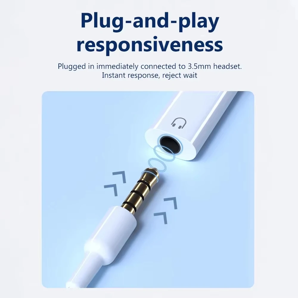 NNBILI USB C To 3.5mm Earphone Adapter 3.5 Jack USB C Audio Converter for iPhone 15 Samsung Type-C To 3.5mm Headphone Connector
