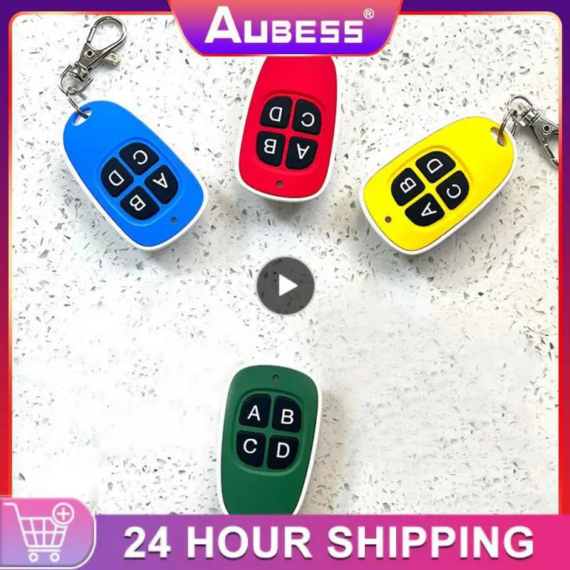 Telecomando Universale Per Garage 433 Mhz 4-Keys Door Gate Copy Control Clone Wireless Electronic Gate Control Copier Controller