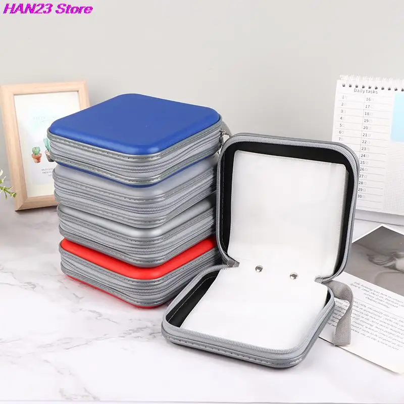 Portable Disc CD DVD Wallet Storage Organizer Case 40pcs Boxes Holder CD Sleeve Bag Album Box Cases With Zipper Storage Cover