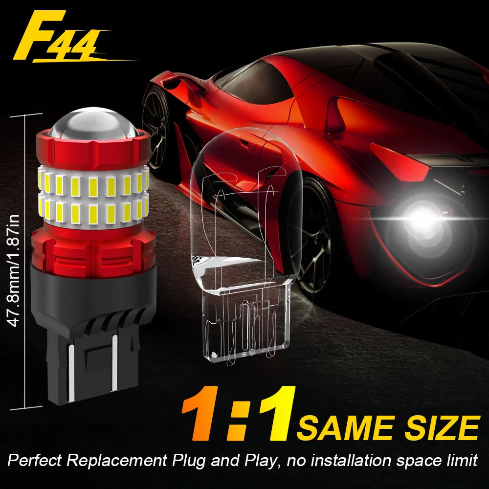 BMTxms LED ȭƮ  Ʈ  DRL ȣ  , ĵ T15, W16W, 1156, BA15S, P21W, T20, 7443, W21, 5 W, T25, 3157, P27, 5 W, 