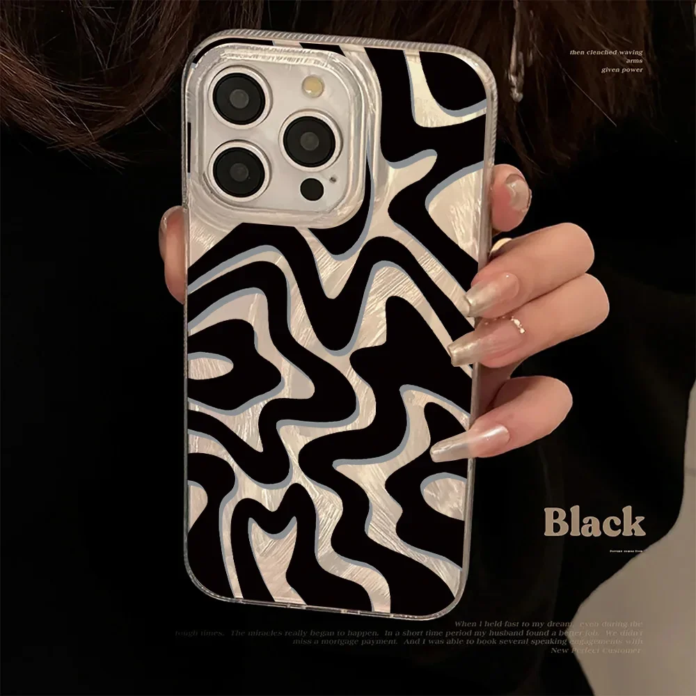 Luxury Laser Wave Design Phone Case Cover