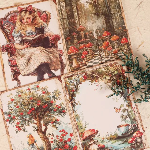 Mushroom Junk Journal Set 4