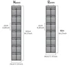 12/14 Pockets Over the Door Shoe Organizer Large Mesh Pockets With 4 Hooks Transparent Fabric Shoe Rack Storage Bag For Bedroom 6