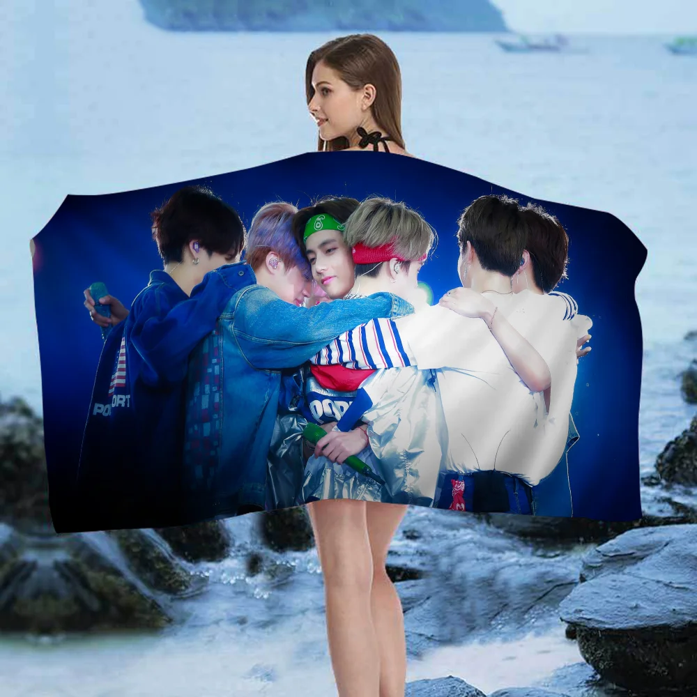 Dynamite Kpop Boys Big Microfiber Beach Towels Quick Dry Towel Sand Beach Towels Pool Towel For Travel Swim Pool Yoga