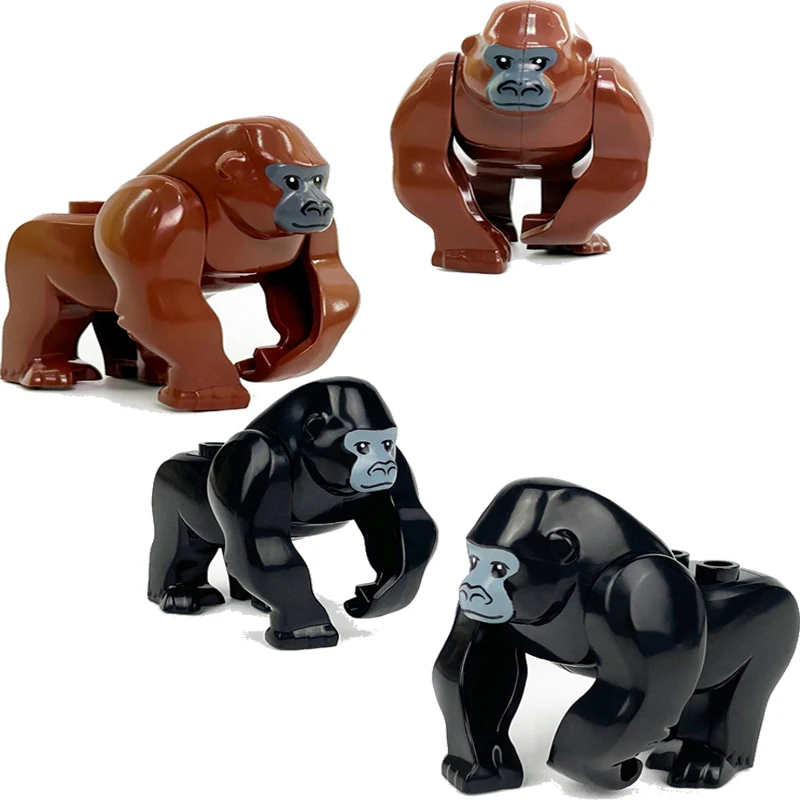 King Kong Gorilla Building Blocks Toy Set - Forest Kingdom Adventure for Kids