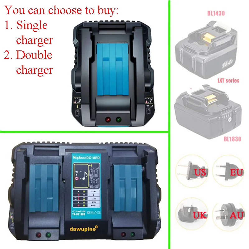 Makita 18v Lxt Charger DC18RC Replace For Akita Charger DC18RC