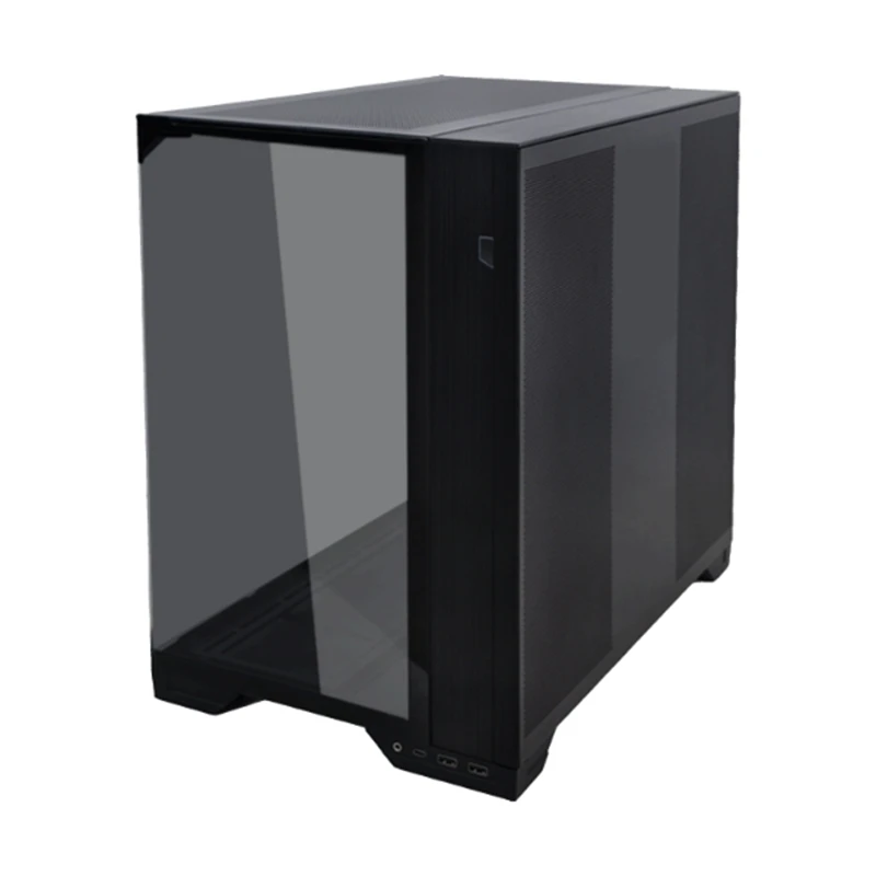 new Lianli PC-O11 Vision Compact Tempered glass fully transparent computer case. Compact MATX and ATX water-cooled cases.