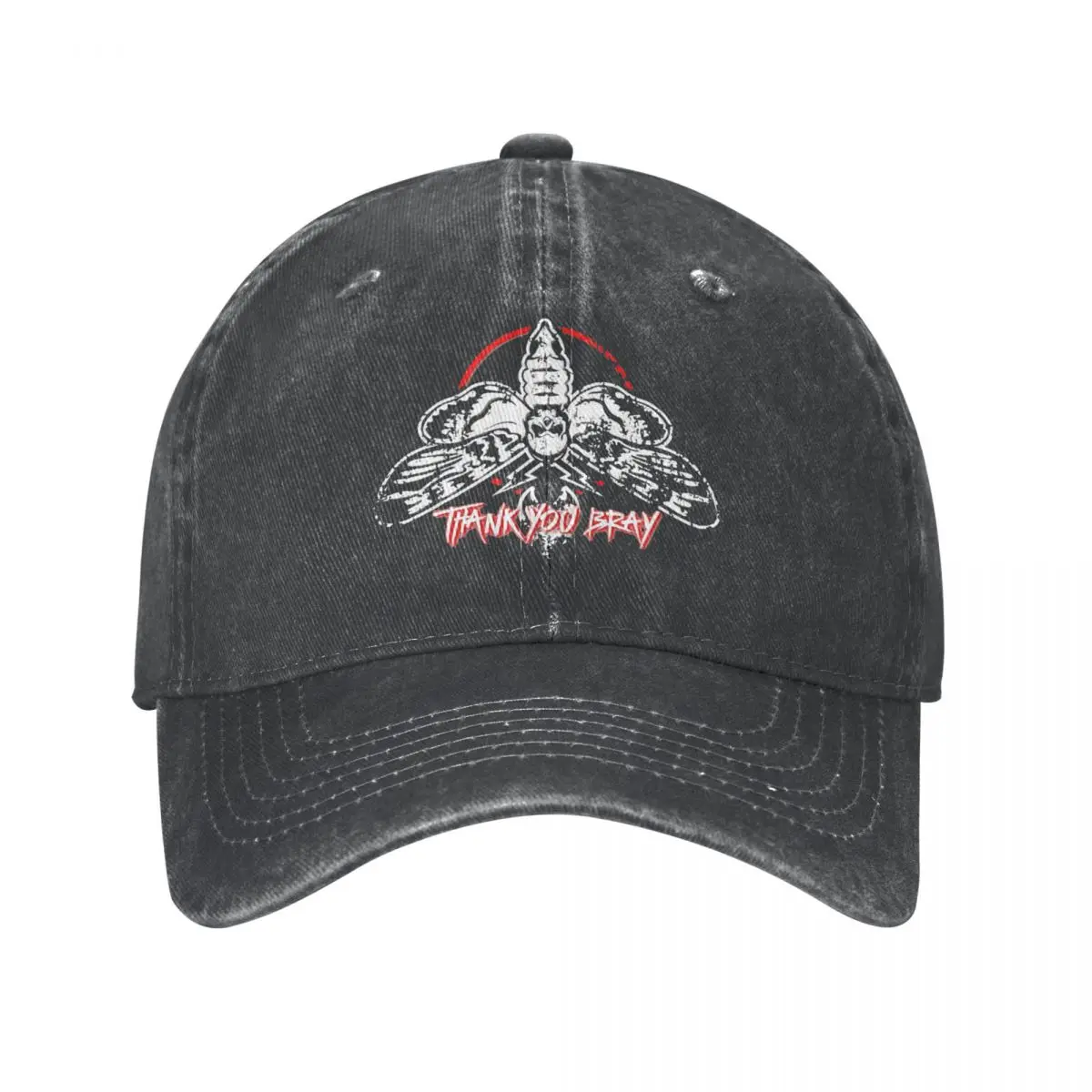 

The Fiend Men Women Baseball Cap Thank You Bray Wyatt Distressed Denim Caps Hat Retro Outdoor Workouts Snapback Cap