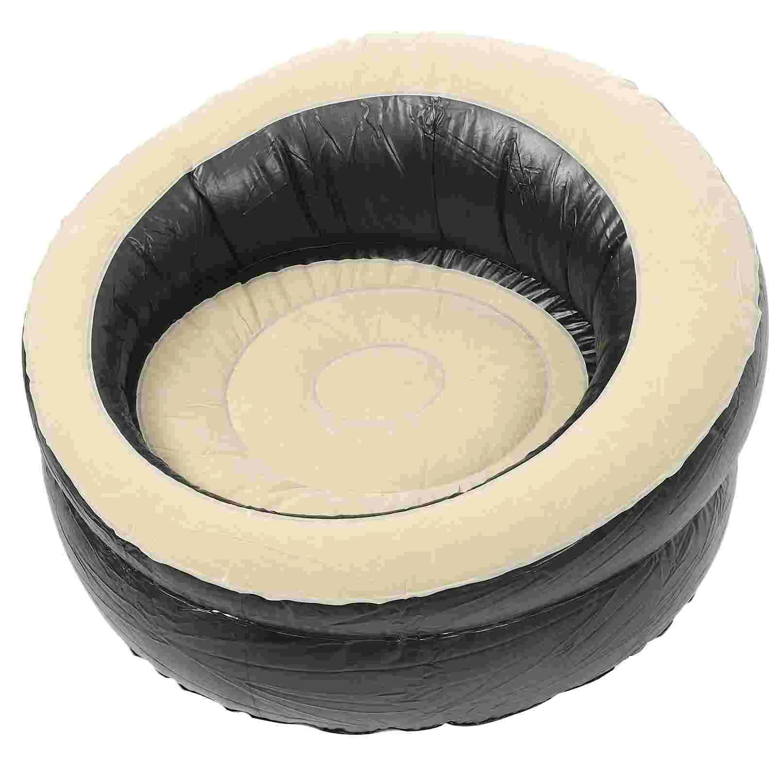 

Pullout Couch Folding Inflatable Sofa Lazy Bed Small Foot Stool Portable