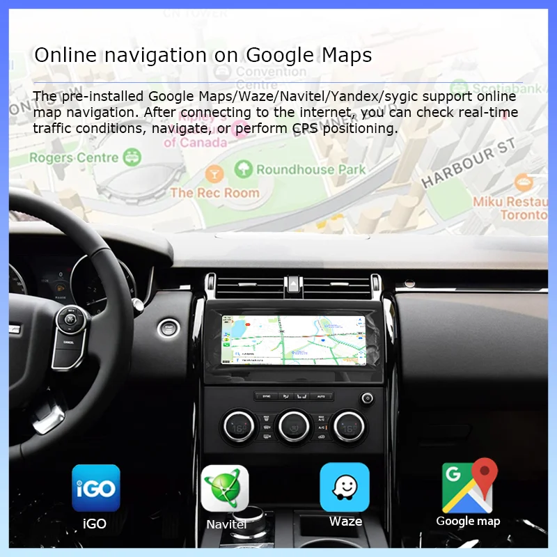 10,25 pulgadas para Land Rover Discovery 5 L462 pantalla Samrt reproductor multimedia automotriz Panel de CA Radio Carplay Android Auto completamente táctil 4