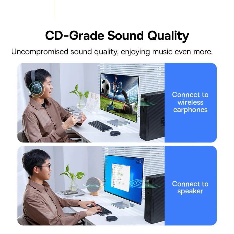 Baseus USB Bluetooth 5.3 Wireless Audio Receiver and Transmitter Adapter