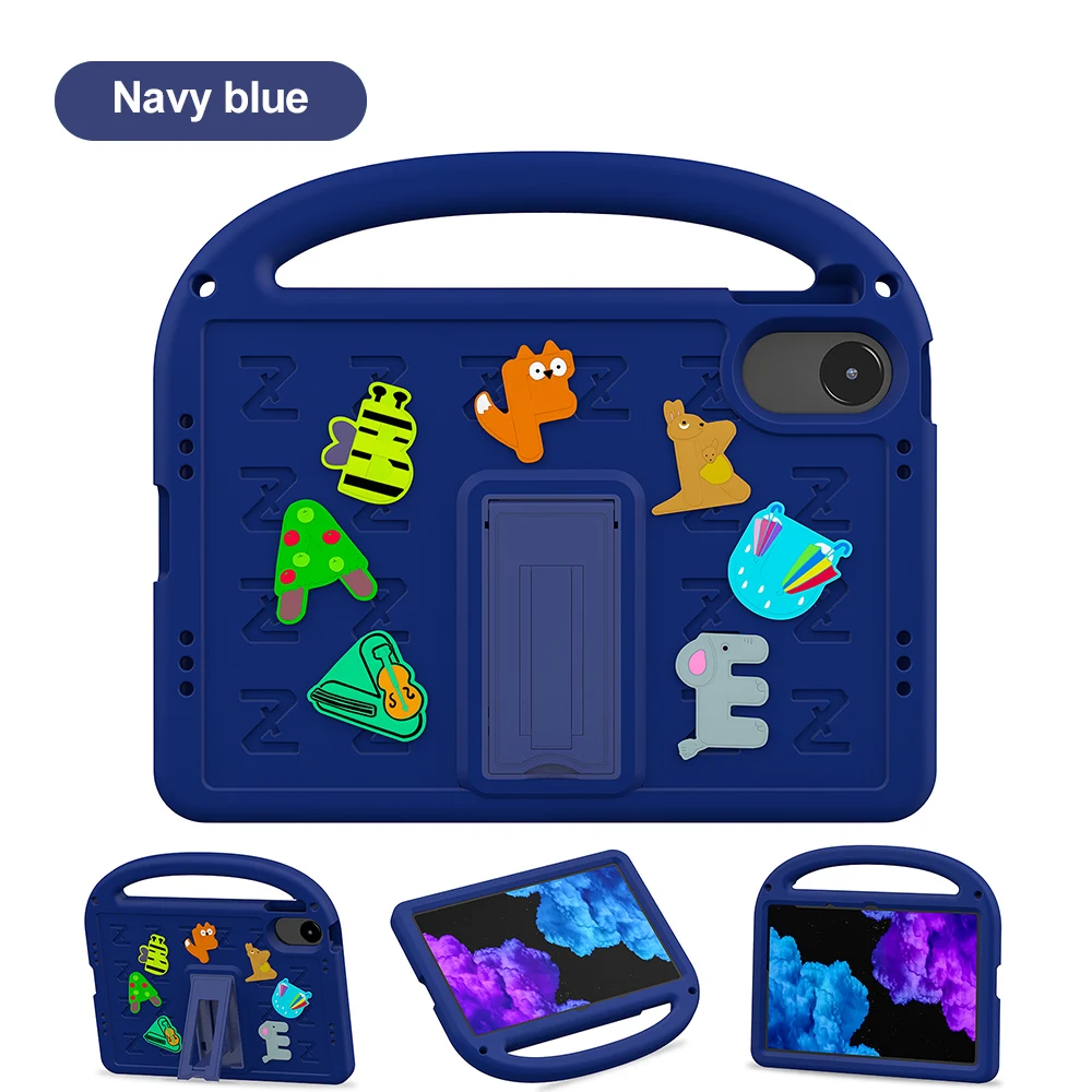 Whimsical EVA Tablet Case with Built-in Pen Slot - Durable and Fun Design
