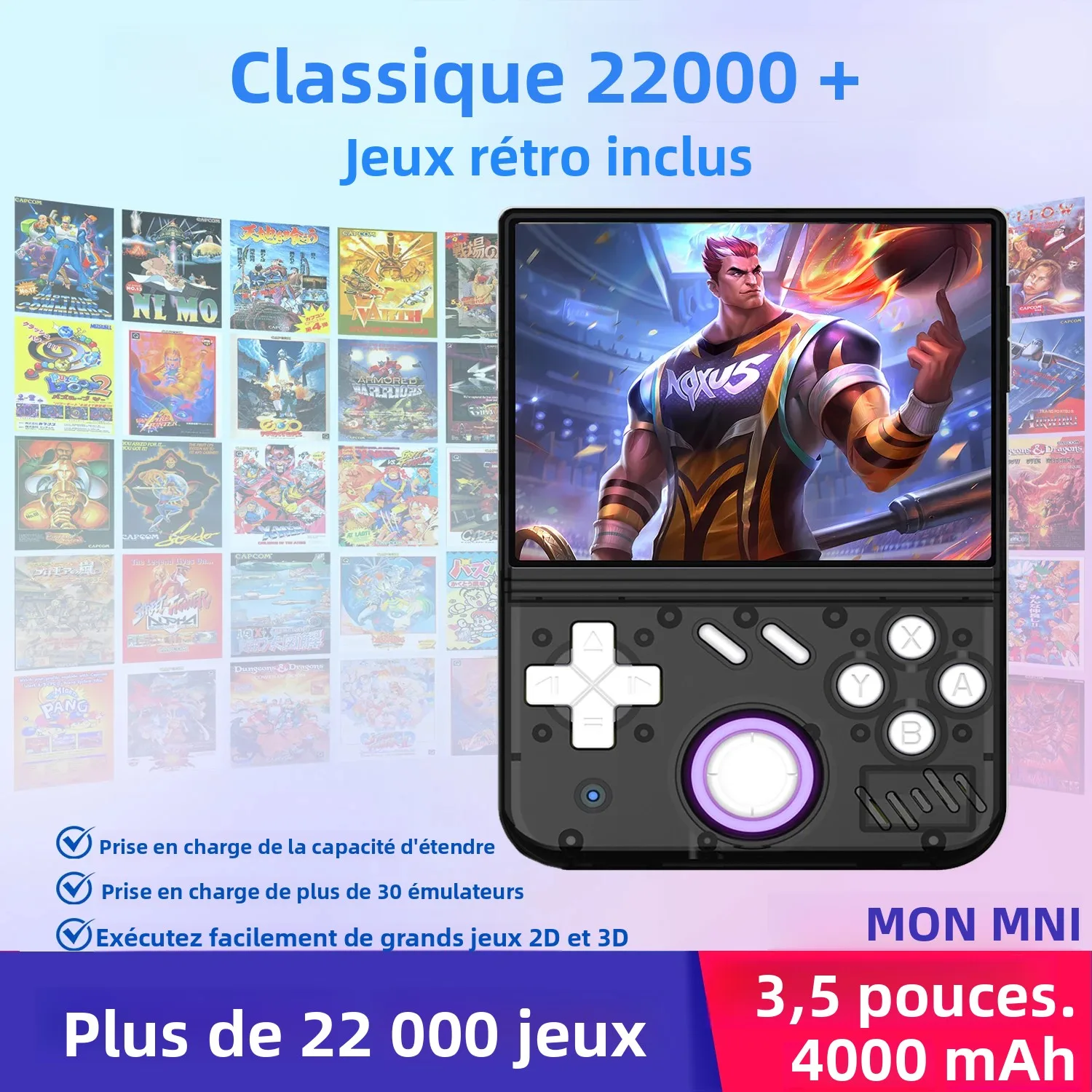 Linux-systeem, IPS-scherm, draagbaar, 64 GB of 128 GB, games, handheld game-videospeler, console_voghion.com