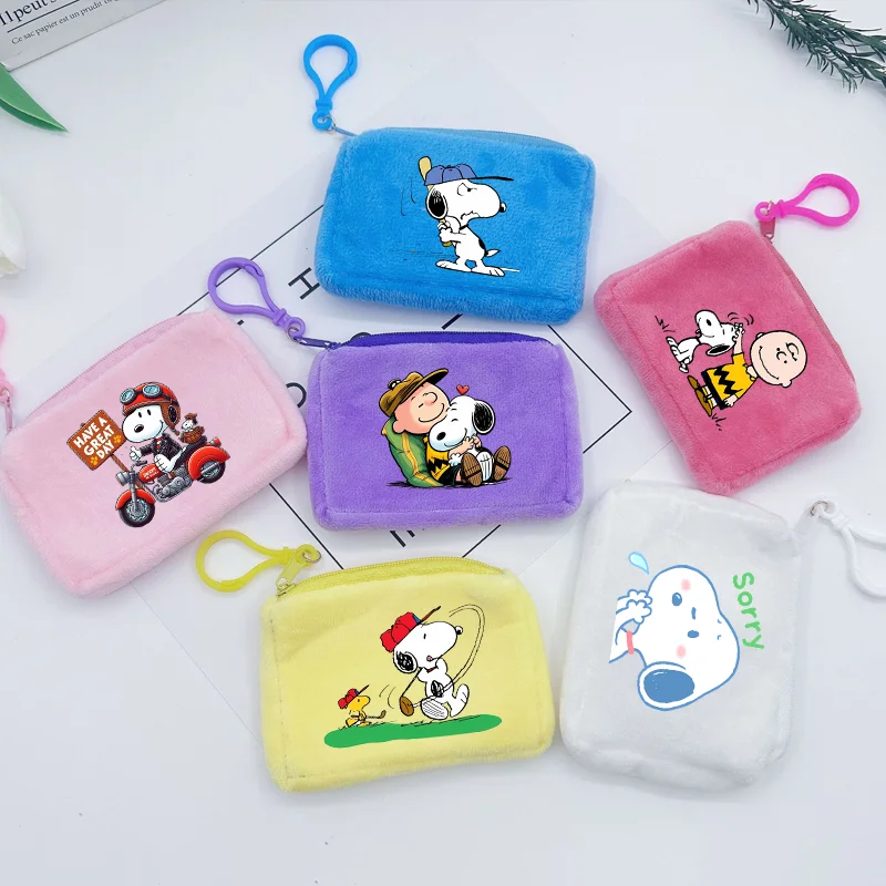 Snoopy Porte-Monnaie Peluche, Différents Modèles