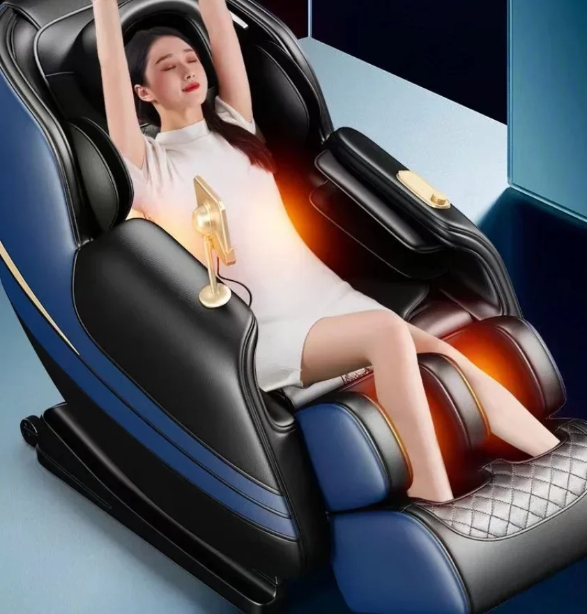 C83 PU Leather Single Future High Quality Back and Leg Massage Chairs Sl Track 4d Full Body Waist with Timing Control 3