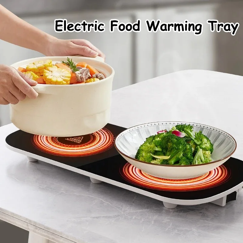 Electric Warming Plate Food Warmer Hot Placemat Electric Hot Plate Placemat Long Lasting Warming Plates Home Dinner