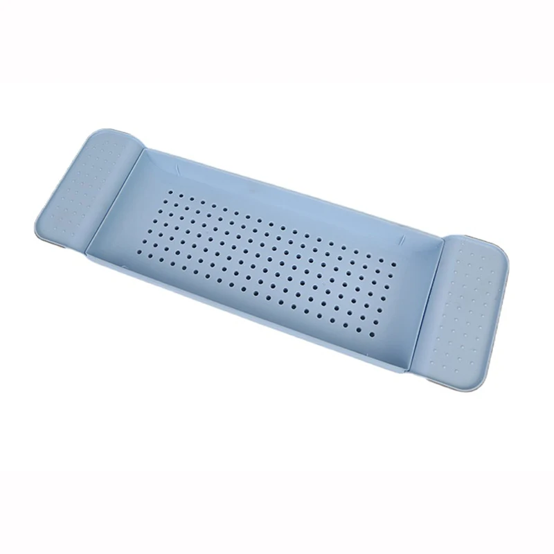 Bathtub Trays Bathroom Storage Plastic PP Material Bathtub Kitchen Sink Scalable Storage Rack Bath Tub Tray Multi Purpose
