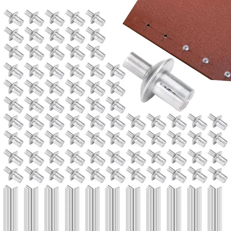 

Aluminum Blind Rivet Pop Rivets Core Pulling Rivets Dome Head Pop Rivet Knock Type Expansion Rivets For Home Electronic