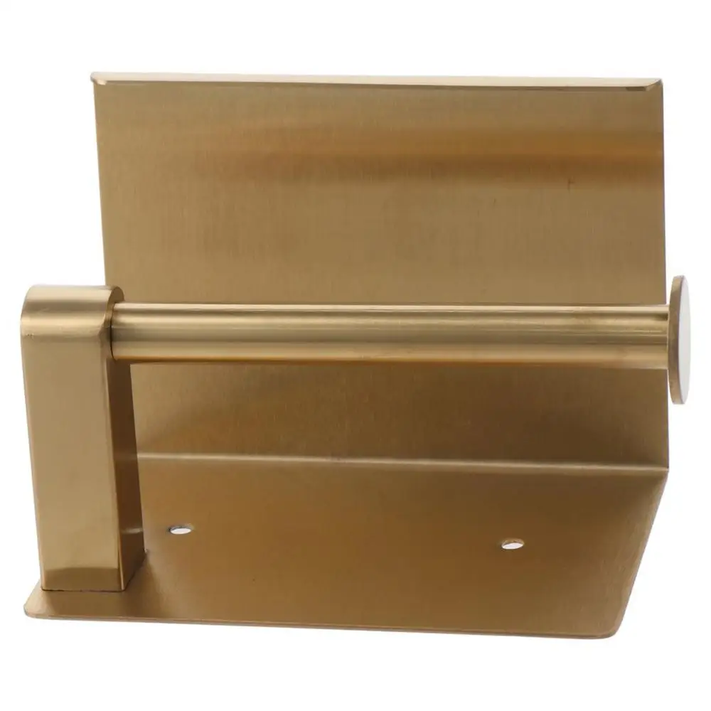 Stainless Steel Toilet Paper Holder Drilling Wall Mounted Modern/Fashion Wall Mounted Phone Shelf Gold Storage Shelf Washroom toilet paper holder,toilet paper rack,toilet roll holder