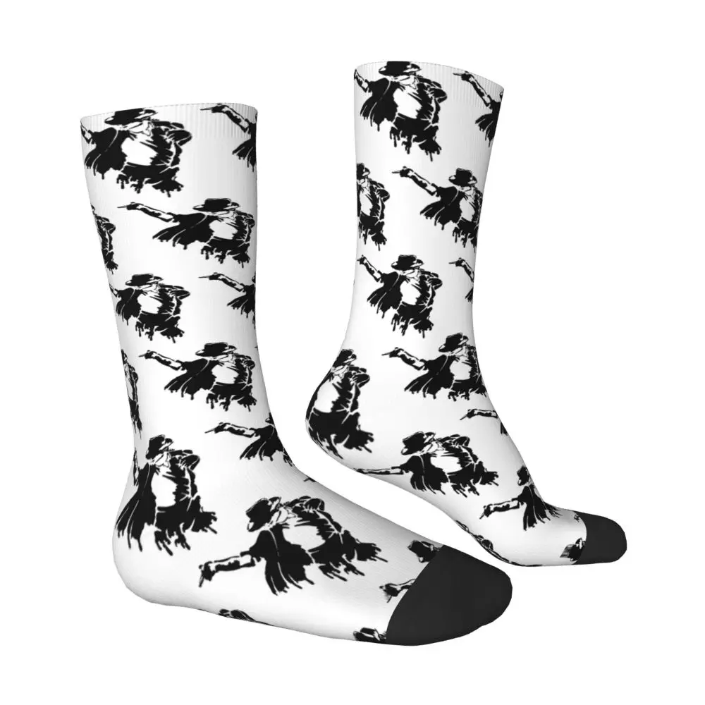 Michael 1984 Grammys Jackson Pop Art Portrait Socks Harajuku Stockings All Season Long Socks Accessories for Unisex Gifts