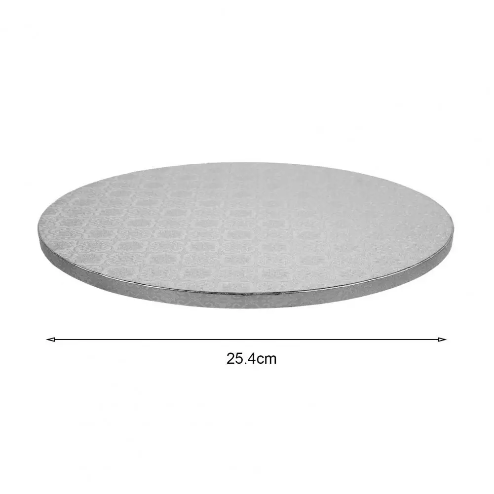 5Pcs/Set 8/10/12-Inch Cake Board Non-stick Food Grade White Cake Boards Thick Corrugated Paper Round Base Holder Plate