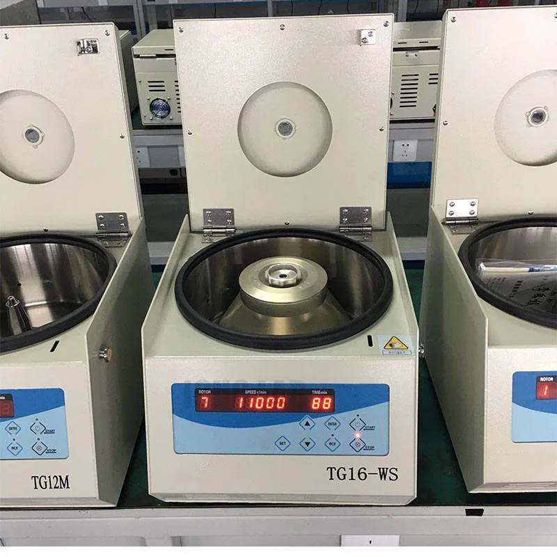 High Speed Laboratory Tabletop LED Digital Display Centrifuge Machine with 6x50ml Angle Rotor TG16-WS